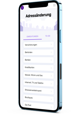 Adressänderung iPhone 12