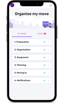 smartphone app planyourmove overview