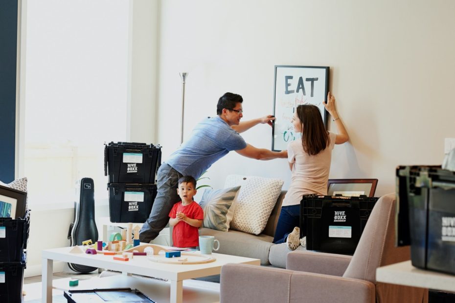 famille déménagement